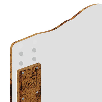 vidaXL Bed Frame with Headboard Old Wood 90 x 190 cm Solid Pine Wood