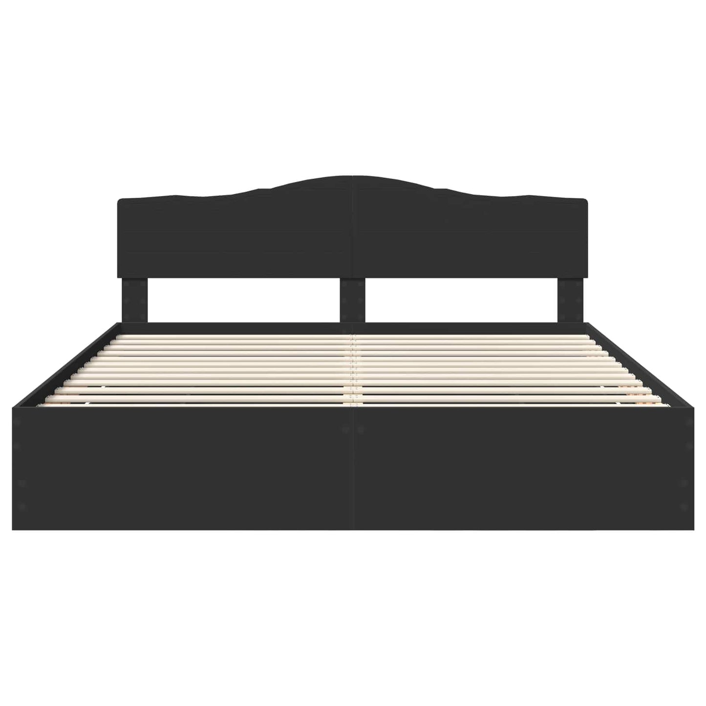 vidaXL Bed Frame with Drawer Black 180 x 200 cm Engineer Wood