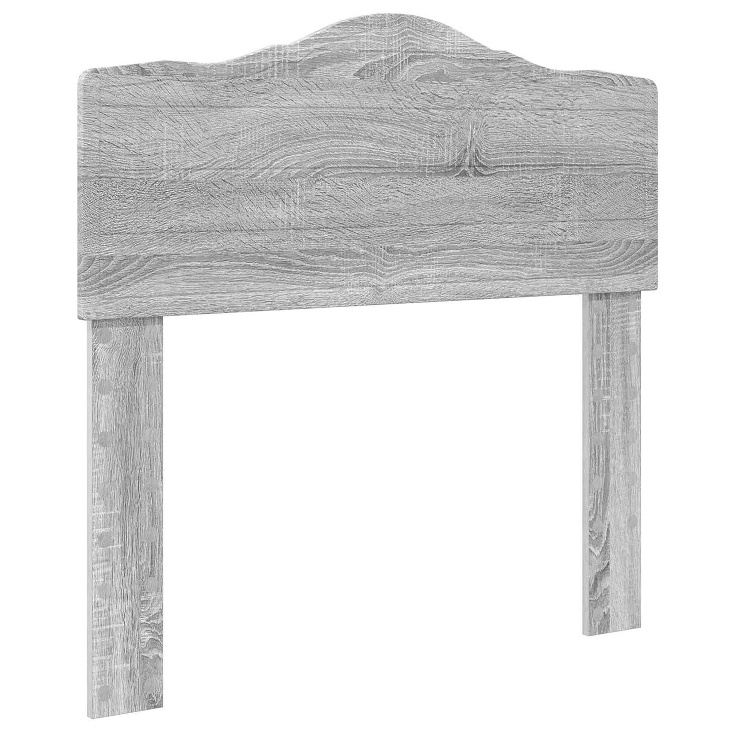 vidaXL Storage Bed with Drawer Grey Sonoma 90 x 190 cm Engineered Wood