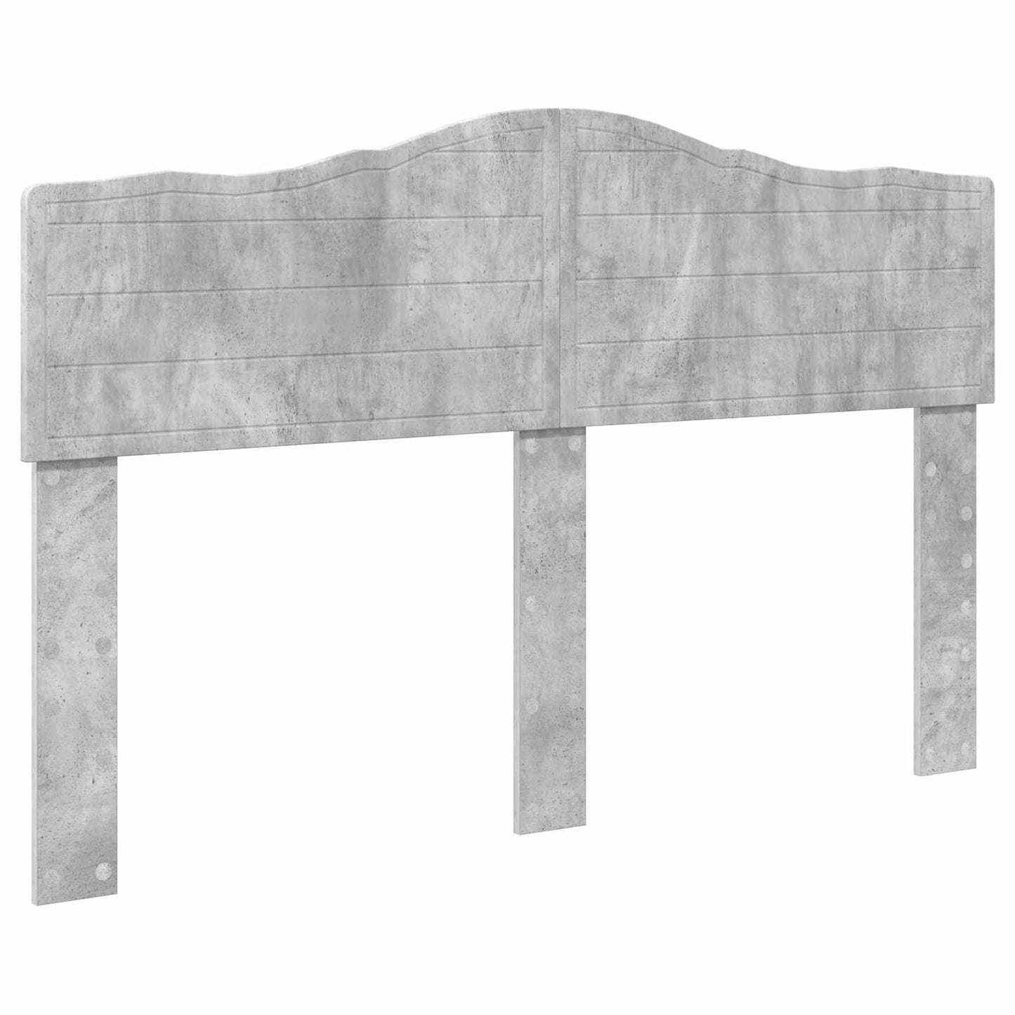 vidaXL Bed Frame Concrete Grey 160 x 200 cm Engineered Wood