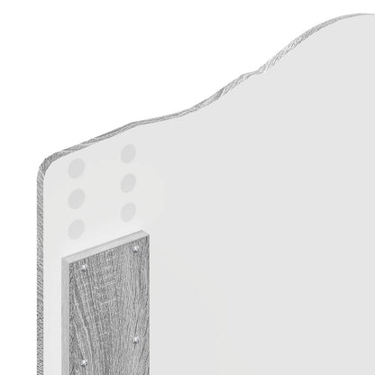 vidaXL Bed Frame with Drawer Grey Sonoma 90 x 200 cm Engineered Wood