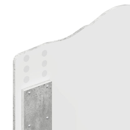 vidaXL Bed Frame with Drawer Concrete Grey 90 x 190 cm Engineered Wood