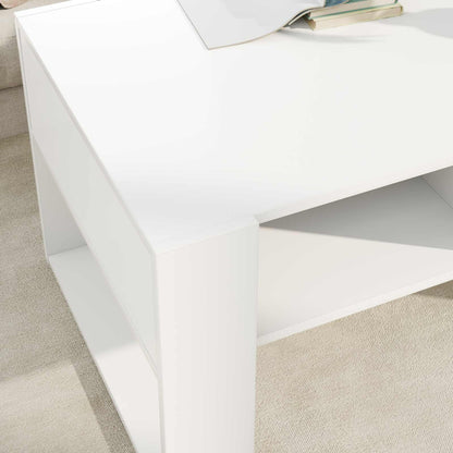 vidaXL Coffee Table White 92 x 53 x 45 cm Engineered Wood