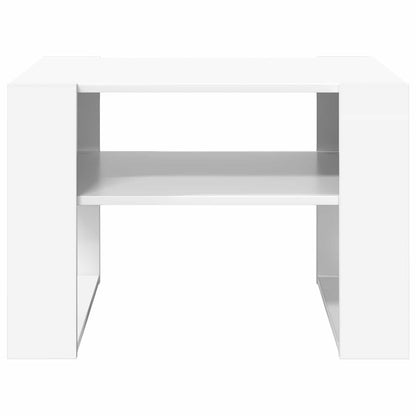 vidaXL Coffee Table White 66 x 53 x 45 cm Engineered Wood