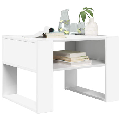 vidaXL Coffee Table White 66 x 53 x 45 cm Engineered Wood