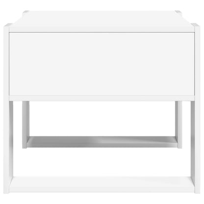 vidaXL Coffee Table White 66 x 53 x 45 cm Engineered Wood