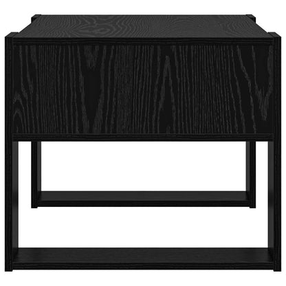 vidaXL Coffee Table Black Oak 66 x 53 x 45 cm Engineered Wood