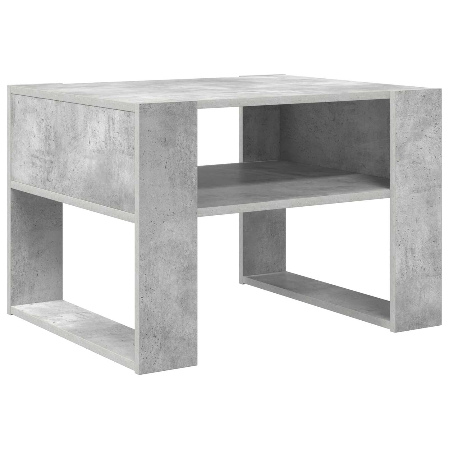 vidaXL Coffee Table Concrete Grey 66 x 53 x 45 cm Engineered Wood