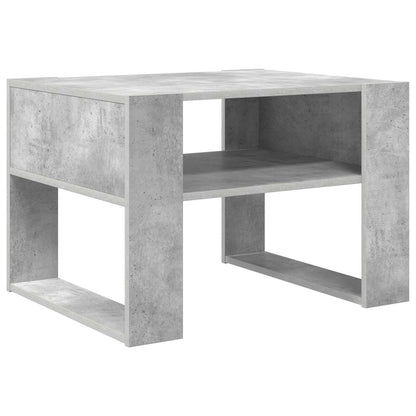 vidaXL Coffee Table Concrete Grey 66 x 53 x 45 cm Engineered Wood