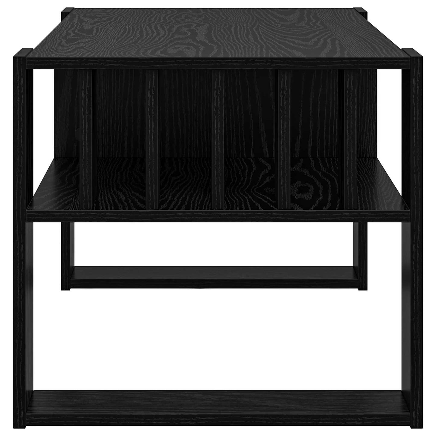 vidaXL Coffee Table Black Oak 92 x 49.5 x 45 cm Engineered Wood