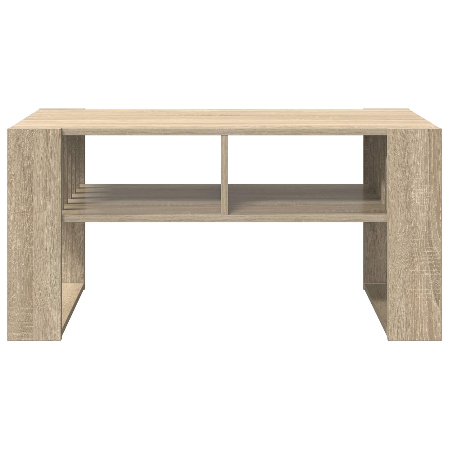 vidaXL Coffee Table Sonoma Oak 92 x 49.5 x 45 cm Engineered Wood