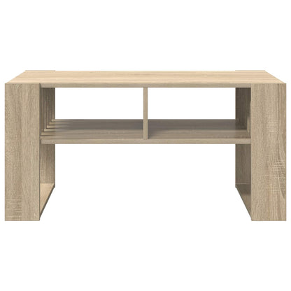 vidaXL Coffee Table Sonoma Oak 92 x 49.5 x 45 cm Engineered Wood