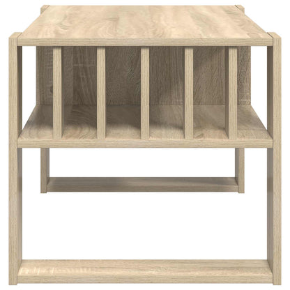 vidaXL Coffee Table Sonoma Oak 92 x 49.5 x 45 cm Engineered Wood