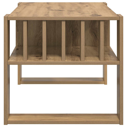 vidaXL Coffee Table Artisan Oak 92 x 49.5 x 45 cm Engineered Wood