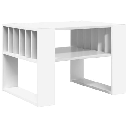 vidaXL Coffee Table White 66 x 49.5 x 45 cm Engineered Wood