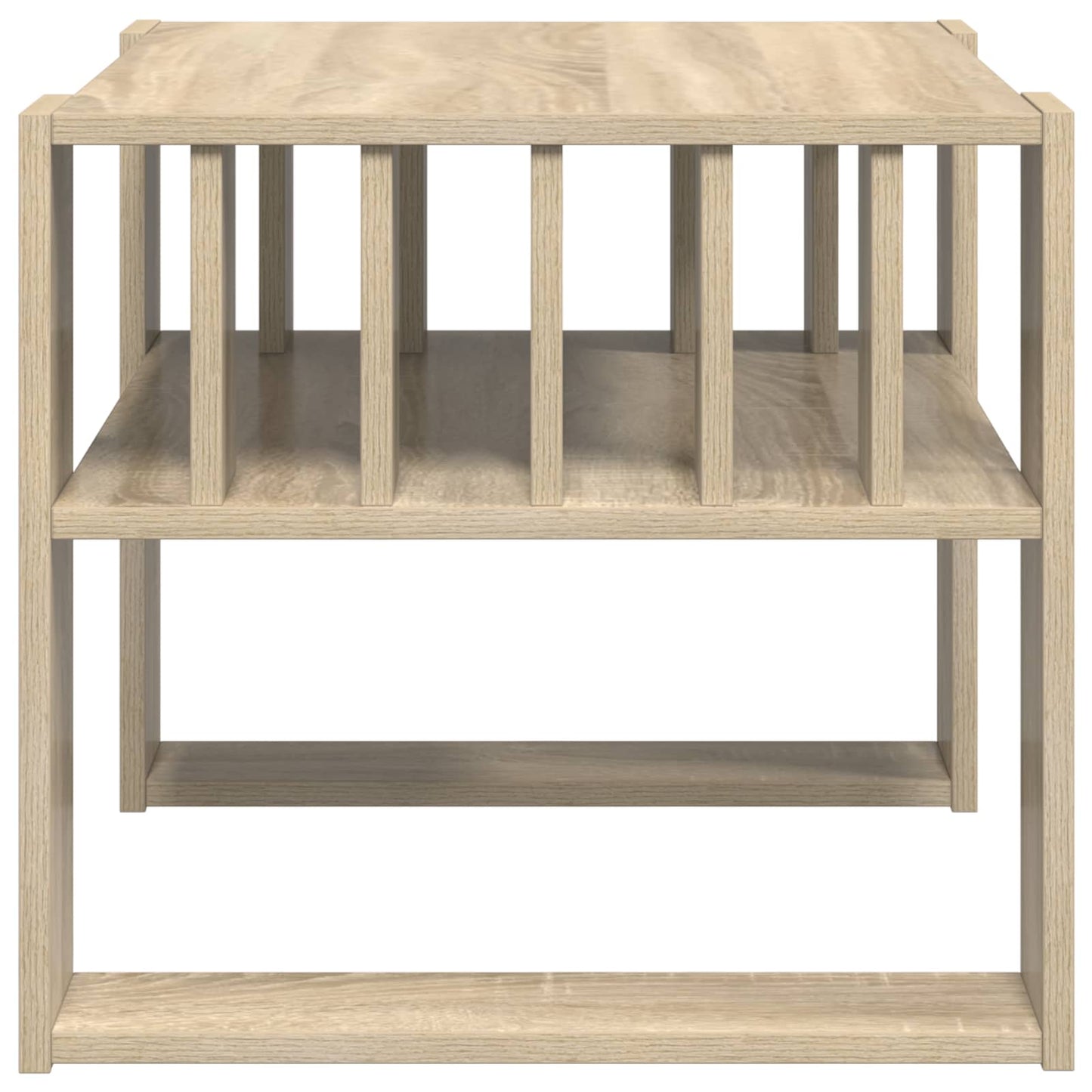 vidaXL Coffee Table Sonoma Oak 66 x 49.5 x 45 cm Engineered Wood