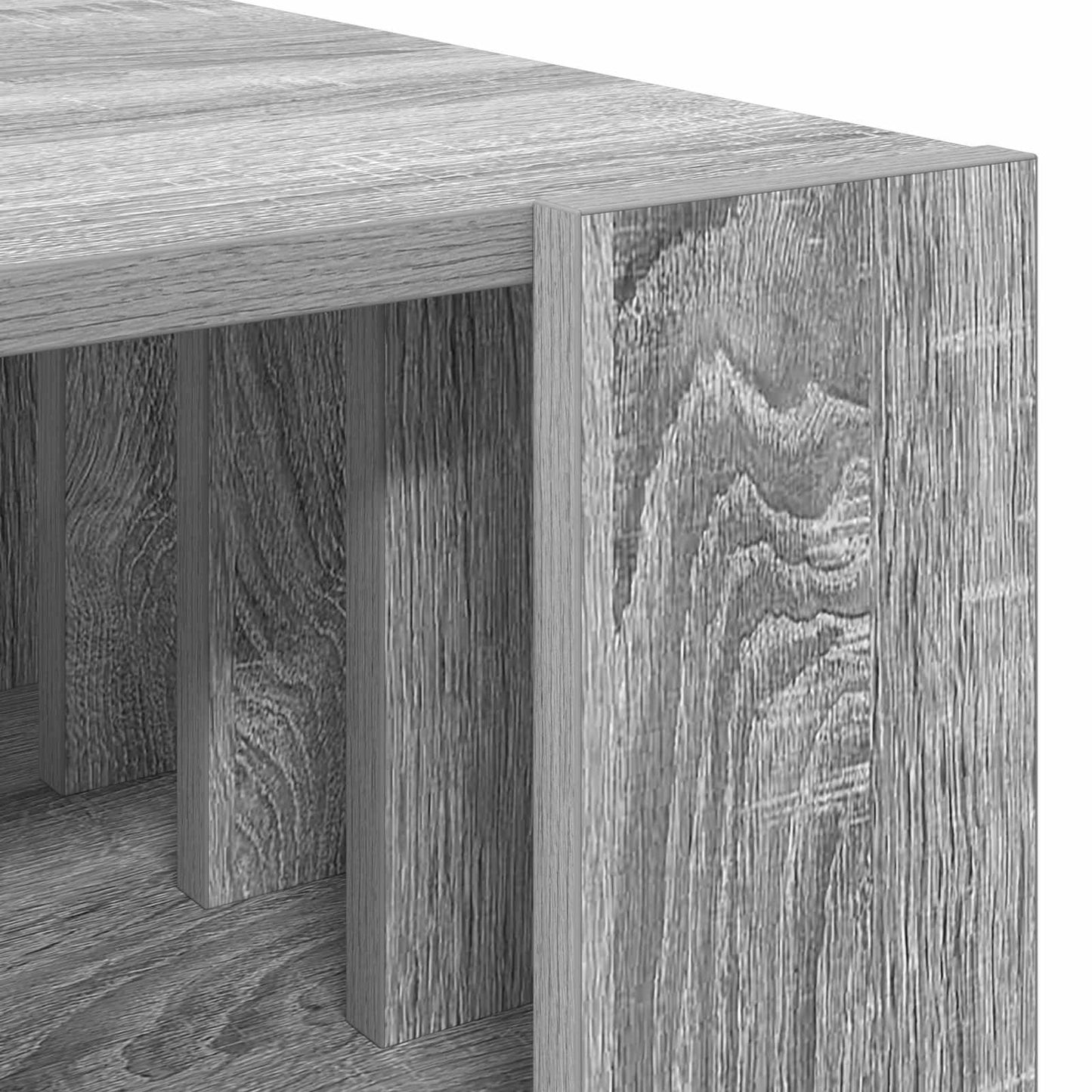 vidaXL Coffee Table Grey Sonoma 66 x 49.5 x 45 cm Engineered Wood