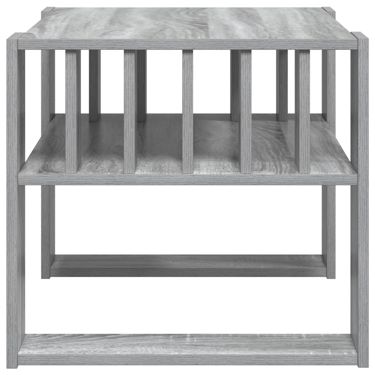 vidaXL Coffee Table Grey Sonoma 66 x 49.5 x 45 cm Engineered Wood