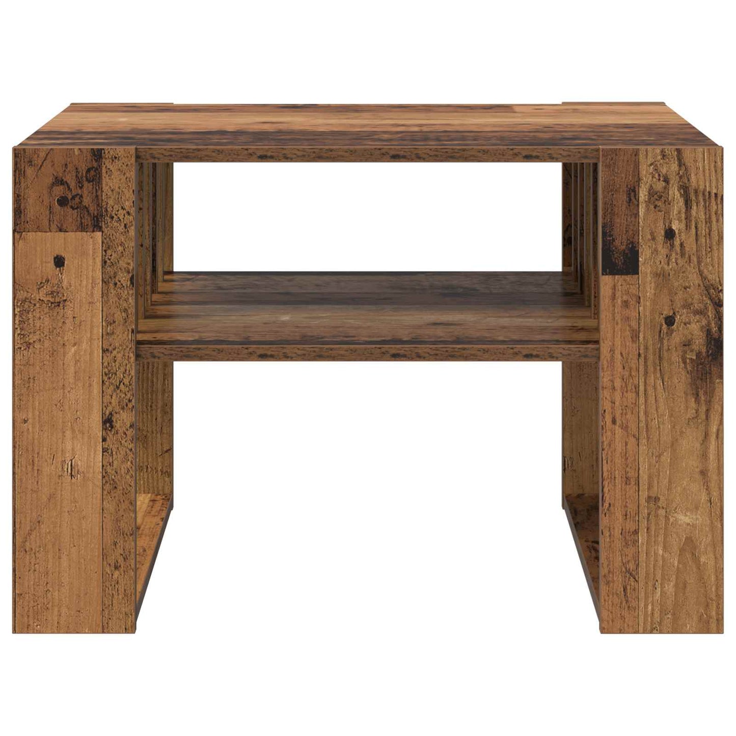 vidaXL Coffee Table Old Wood 66 x 49.5 x 45 cm Engineered Wood