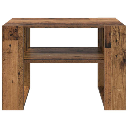 vidaXL Coffee Table Old Wood 66 x 49.5 x 45 cm Engineered Wood