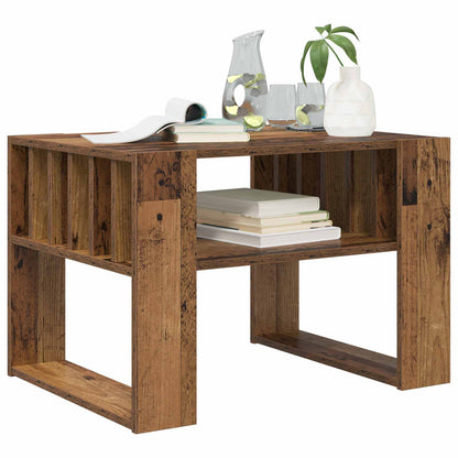 vidaXL Coffee Table Old Wood 66 x 49.5 x 45 cm Engineered Wood