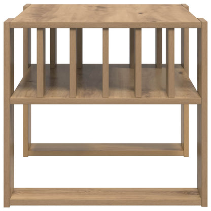 vidaXL Coffee Table Artisan Oak 66 x 49.5 x 45 cm Engineered Wood