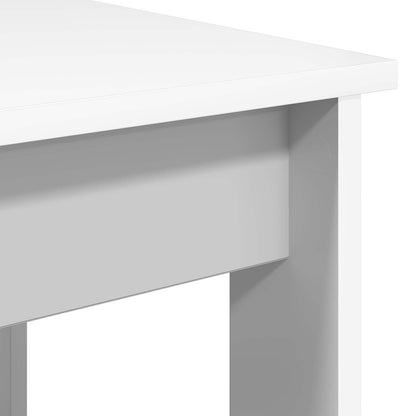 vidaXL Coffee Table Set 2 pcs White Engineered Wood