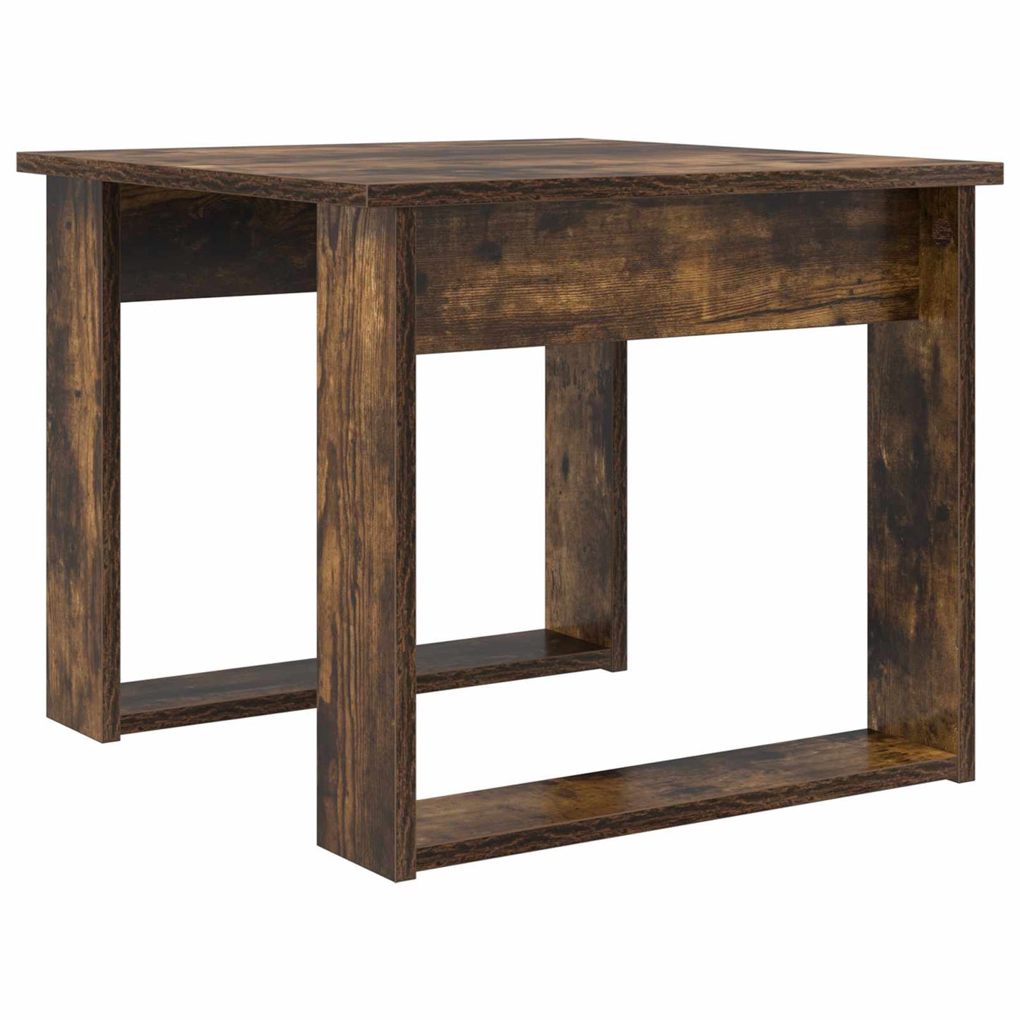 vidaXL Coffee Table Set 2 pcs Smoked Oak Engineered Wood