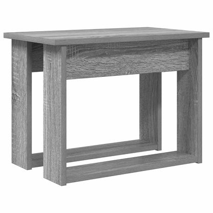 vidaXL Coffee Table Set 2 pcs Grey Sonoma Engineered Wood