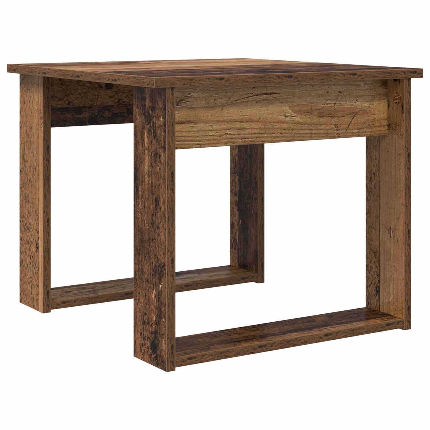 vidaXL Coffee Table Set 2 pcs Old Wood Engineered Wood