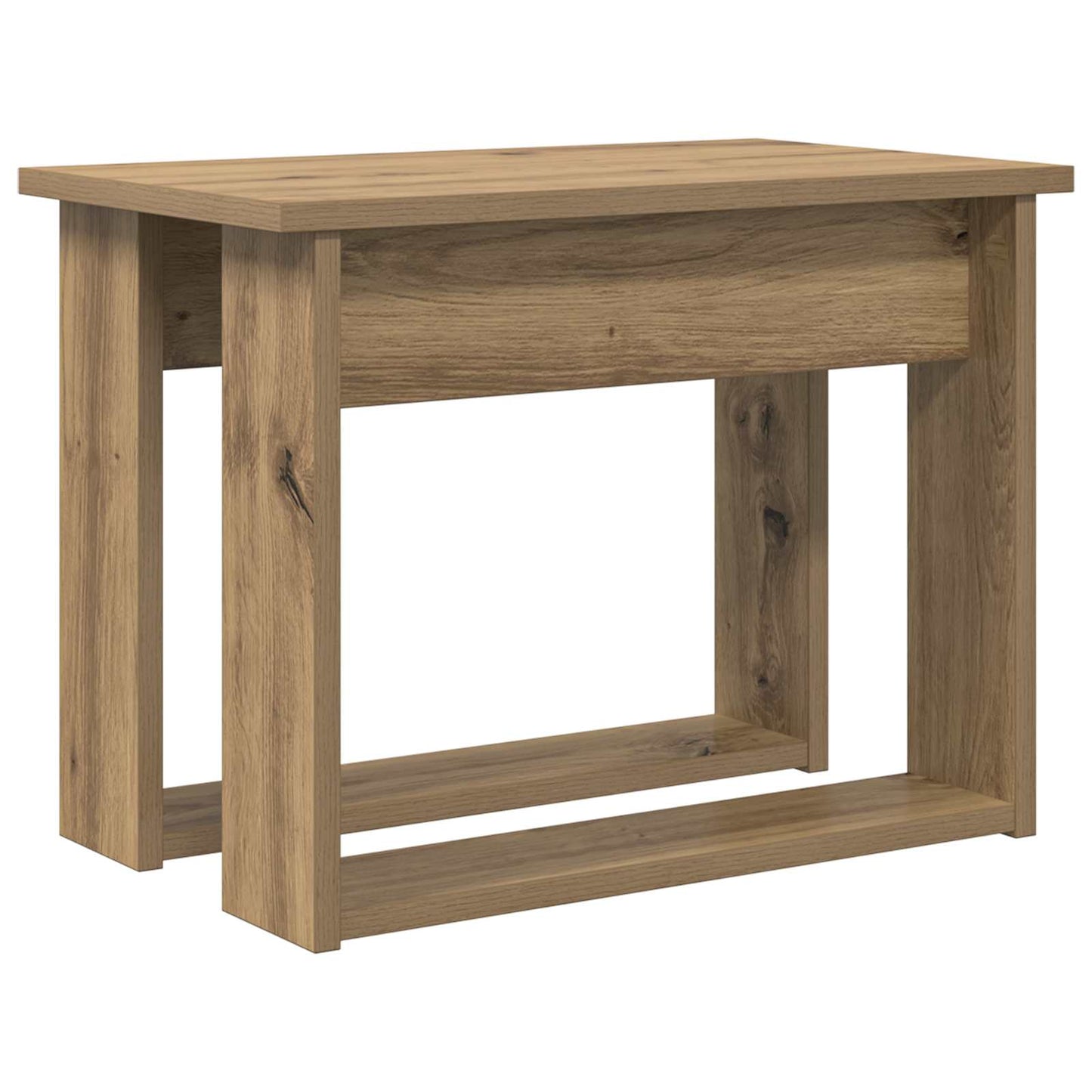 vidaXL Coffee Table Set 2 pcs Artisan Oak 50 x 52 x 42 cm