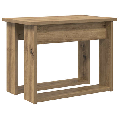 vidaXL Coffee Table Set 2 pcs Artisan Oak 50 x 52 x 42 cm