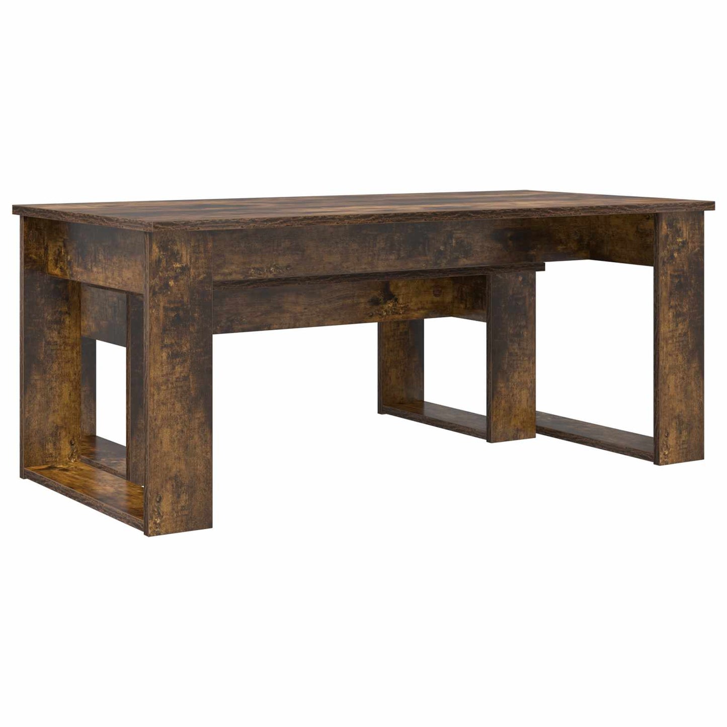 vidaXL Coffee Table Set 2 pcs Smoked Oak Engineered Wood