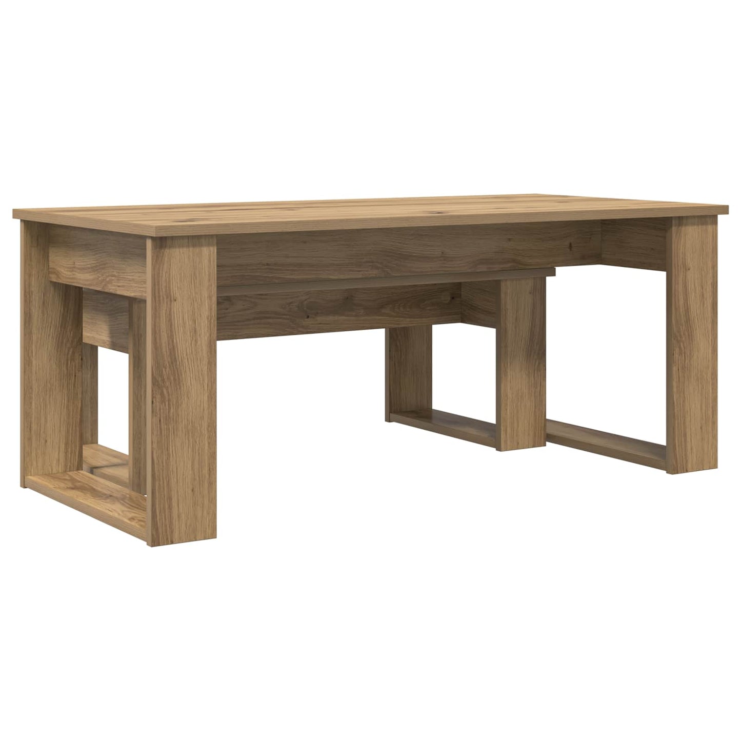 vidaXL Coffee Table Set 2 pcs Artisan Oak 100 x 50 x 42 cm