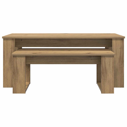 vidaXL Coffee Table Set 2 pcs Artisan Oak 100 x 50 x 42 cm