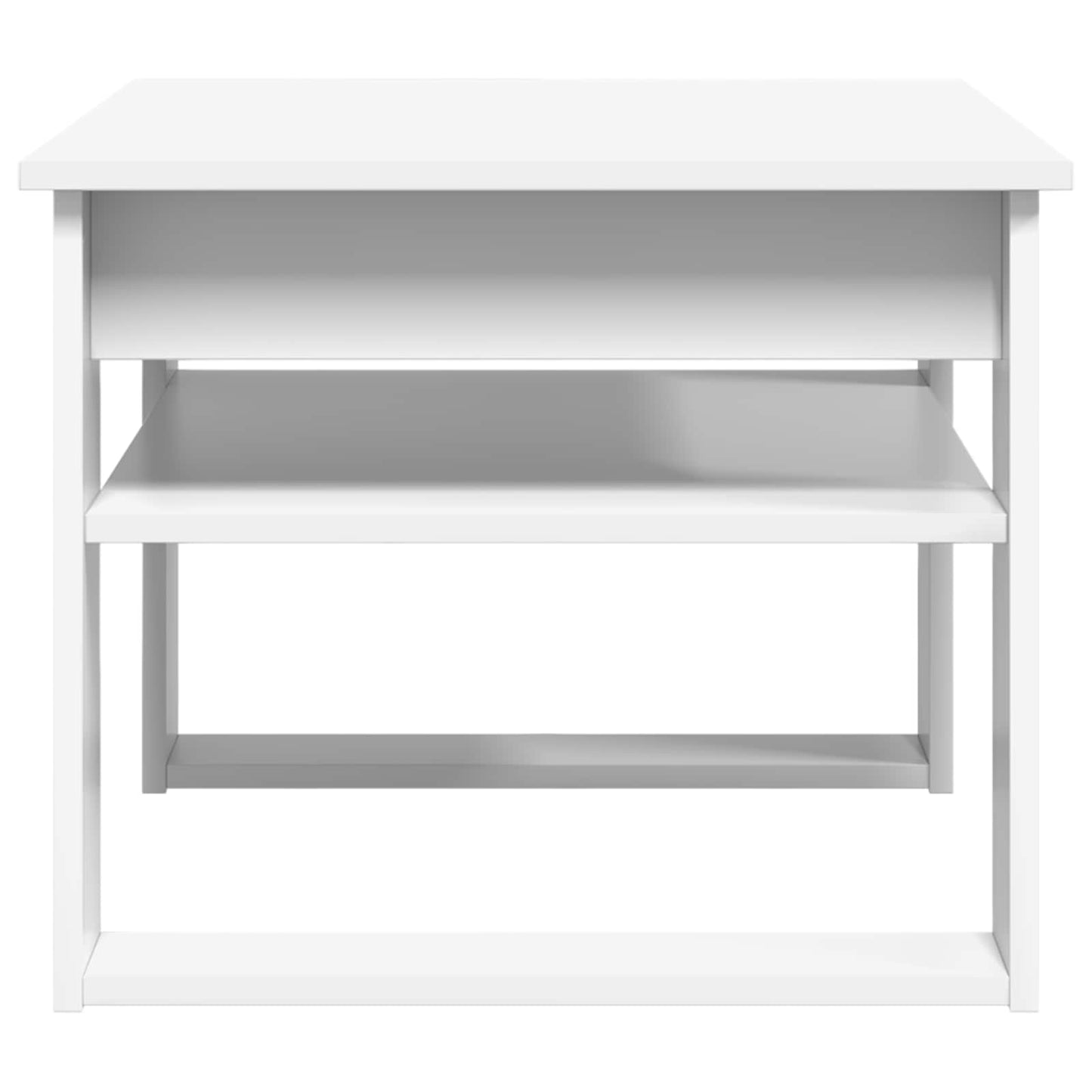 vidaXL Coffee Table White 64 x 54 x 44 cm Engineered Wood