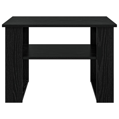 vidaXL Coffee Table Black Oak 64 x 54 x 44 cm Engineered Wood
