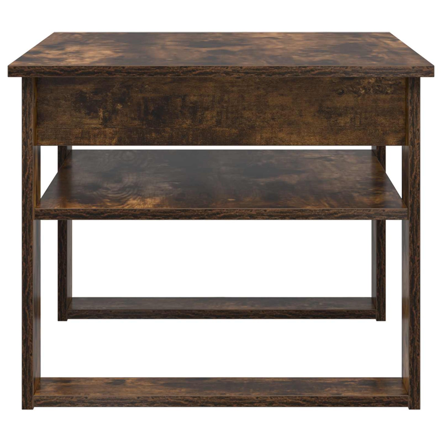 vidaXL Coffee Table Smoked Oak 64 x 54 x 44 cm Engineered Wood