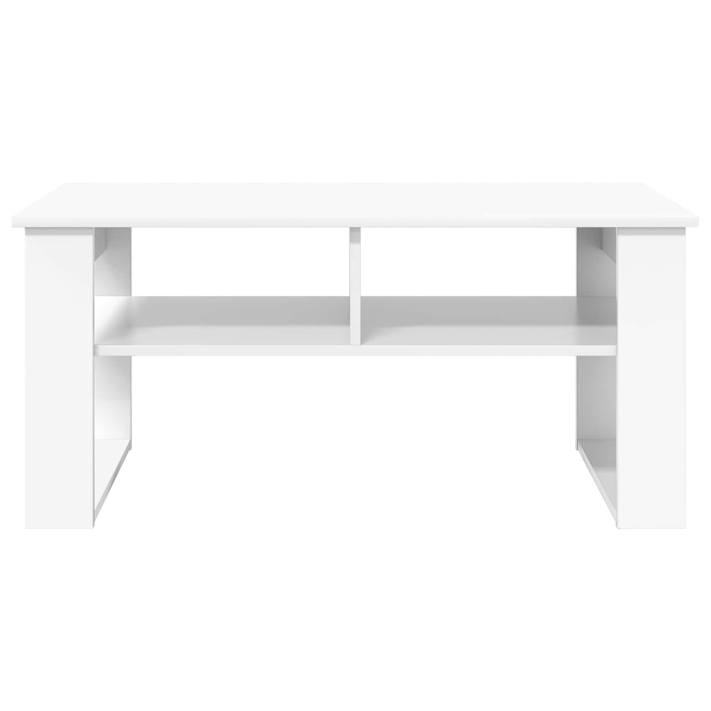 vidaXL Coffee Table White 96 x 54 x 44 cm Engineered Wood