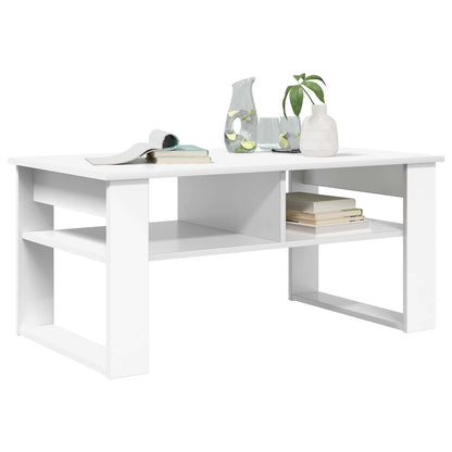vidaXL Coffee Table White 96 x 54 x 44 cm Engineered Wood