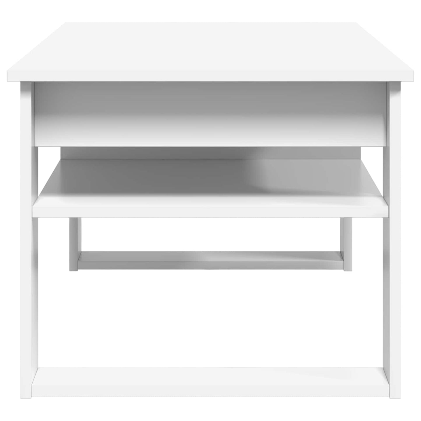 vidaXL Coffee Table White 96 x 54 x 44 cm Engineered Wood