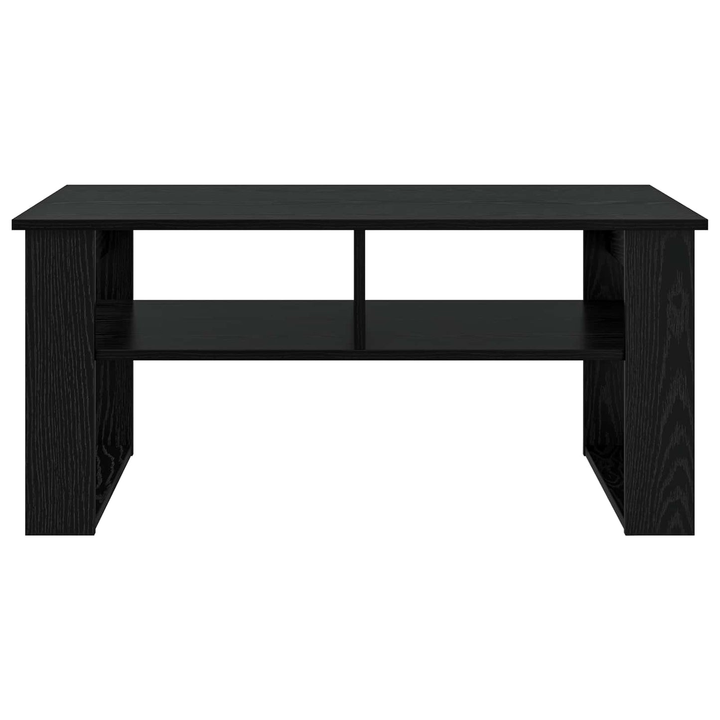 vidaXL Coffee Table Black Oak 96 x 54 x 44 cm Engineered Wood