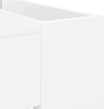 vidaXL Coffee Table White 110 x 50 x 41 cm Engineered Wood