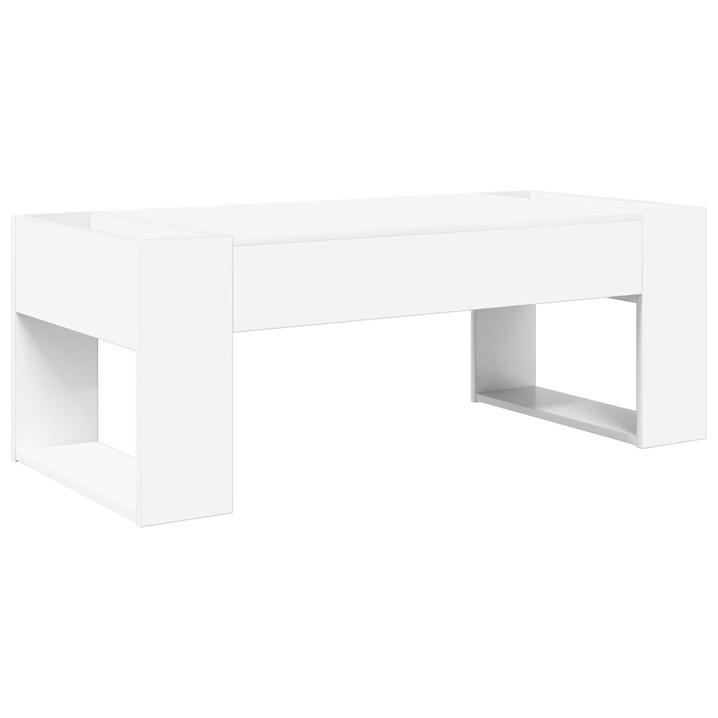 vidaXL Coffee Table White 110 x 50 x 41 cm Engineered Wood