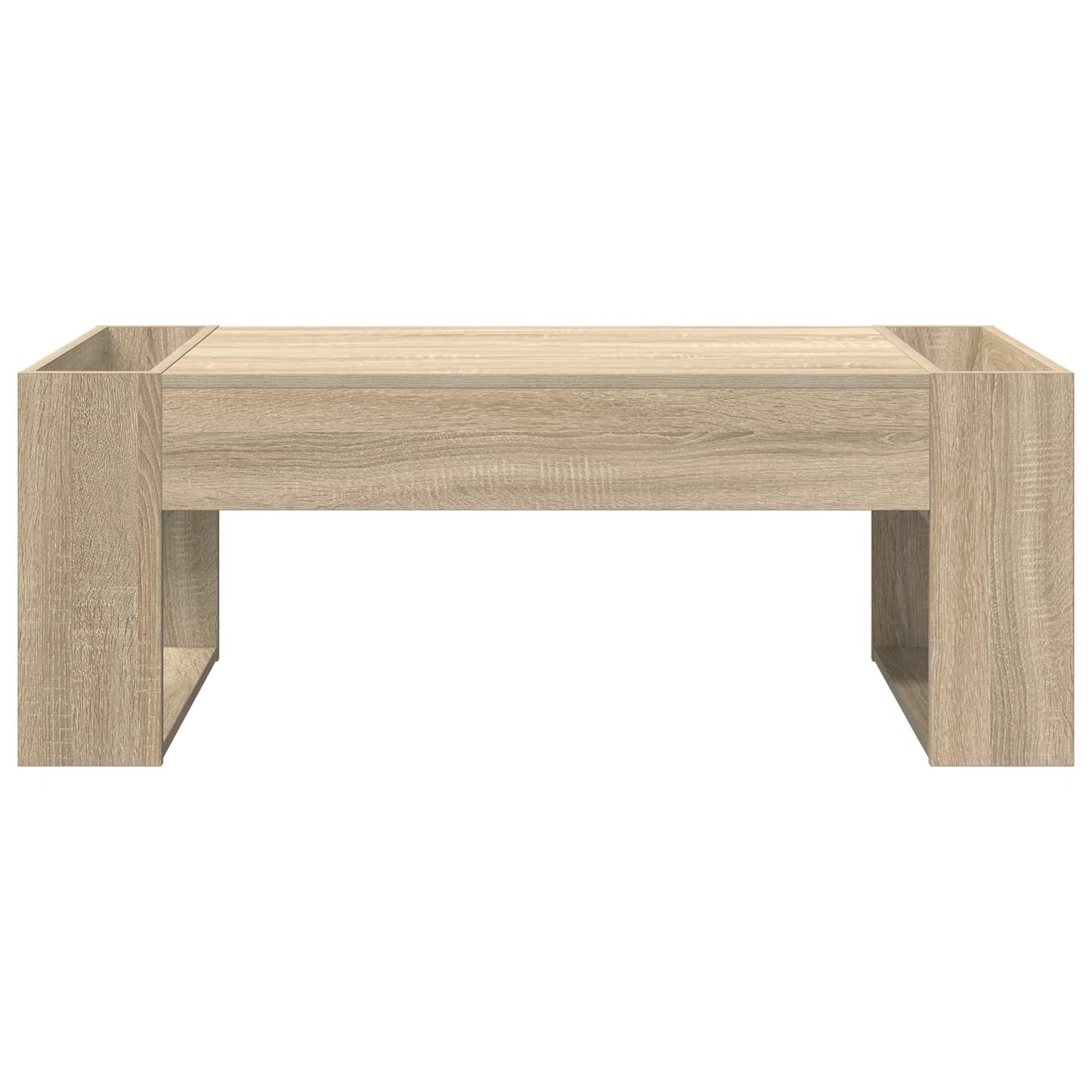 vidaXL Coffee Table Sonoma Oak 110 x 50 x 41 cm Engineered Wood