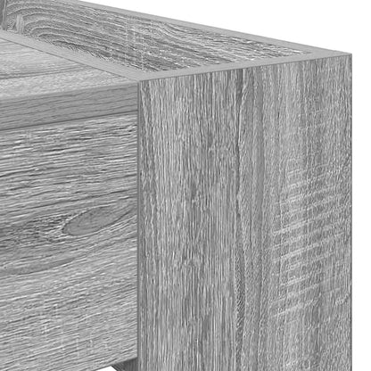 vidaXL Coffee Table Grey Sonoma 110 x 50 x 41 cm Engineered Wood