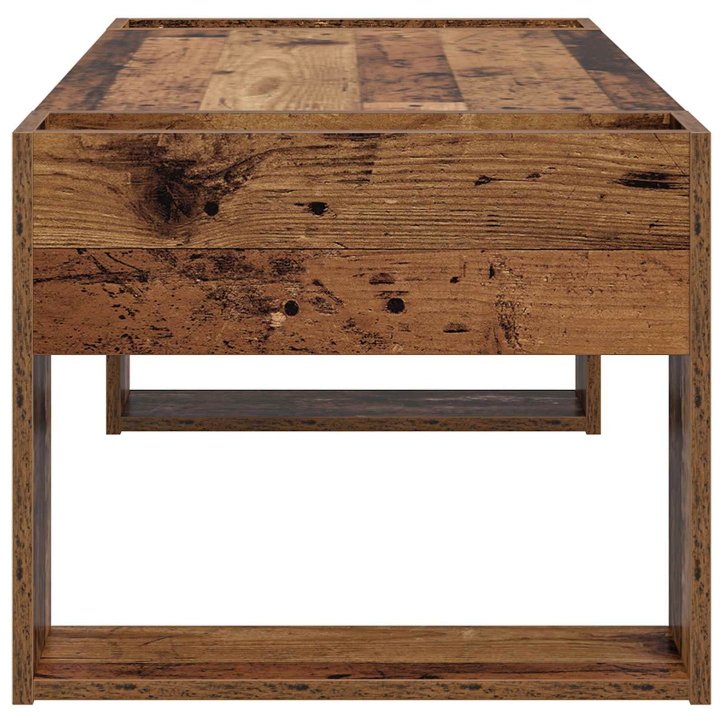 vidaXL Coffee Table Old Wood 110 x 50 x 41 cm Engineered Wood