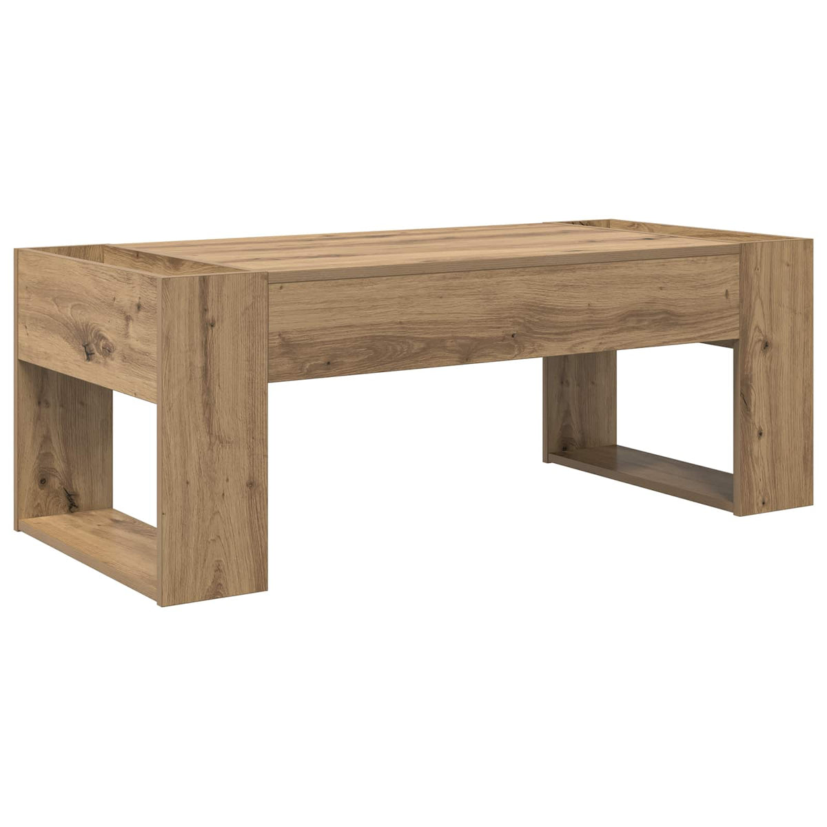 vidaXL Coffee Table Artisan Oak 110 x 50 x 41 cm Engineered Wood