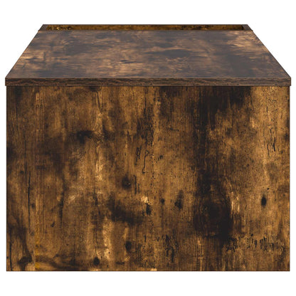 vidaXL Coffee Table Smoked Oak 95 x 50 x 34 cm Engineered Wood