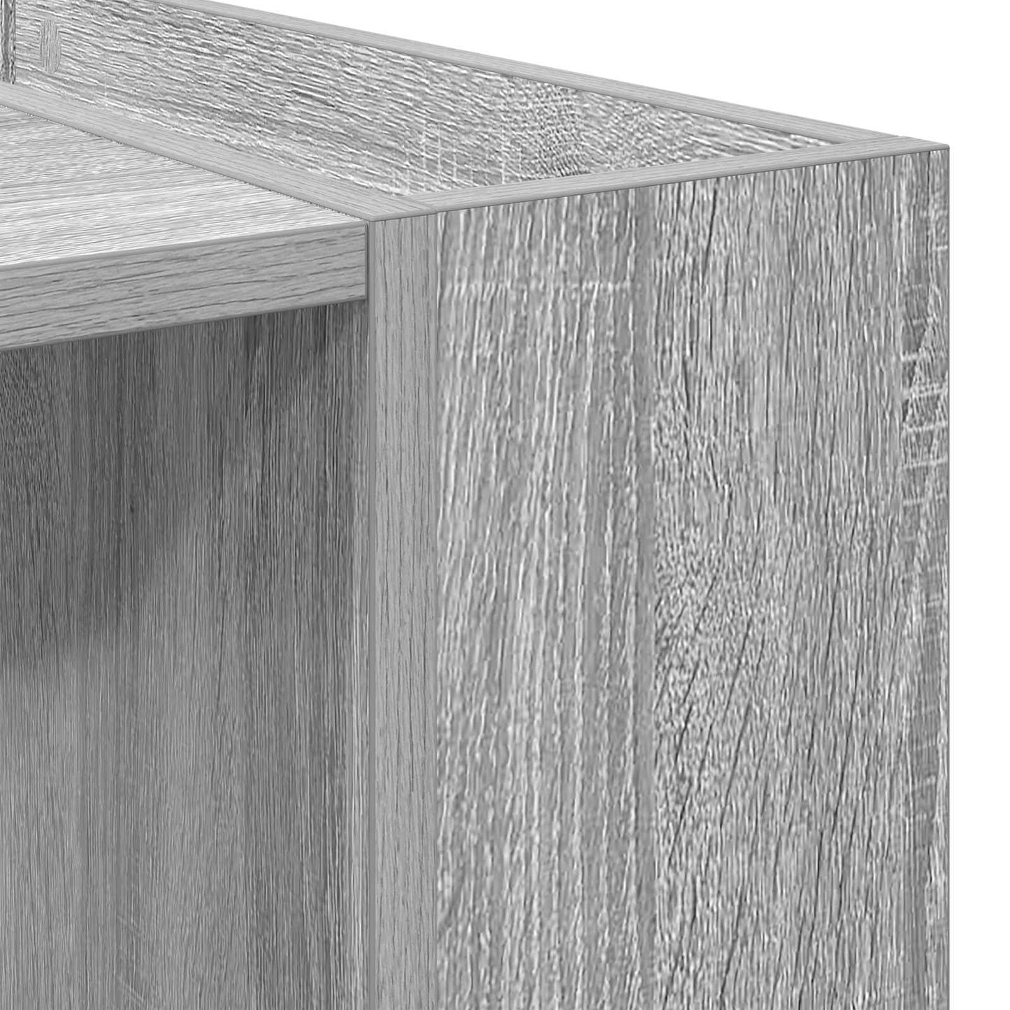 vidaXL Coffee Table Grey Sonoma 95 x 50 x 34 cm Engineered Wood